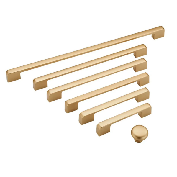 Brushed Brass Cabinet Handles