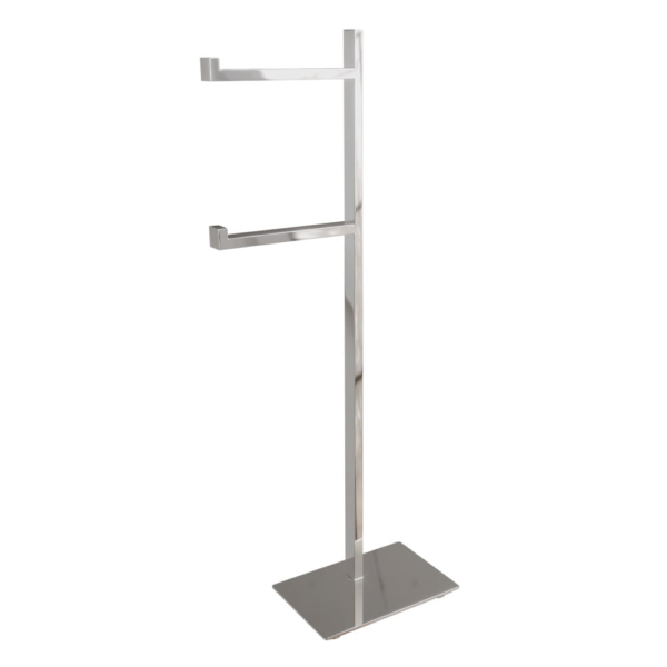 Stainless Steel Freestanding Toilet Paper Holder Paper Towel Holder