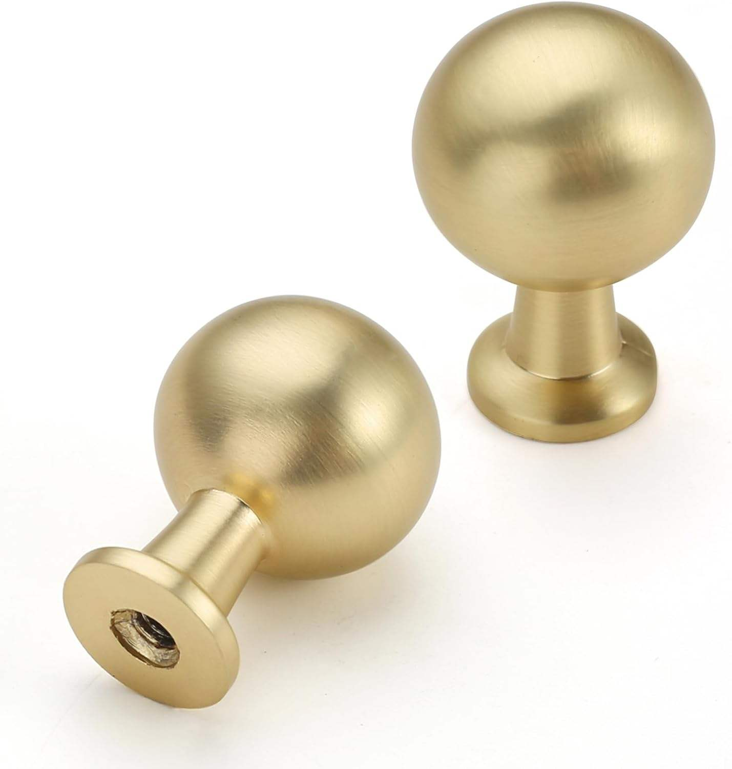 Brushed Gold Zinc Alloy Cabinets KNOB