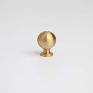 Small Round Head Shiny Gold Cabinet Handle Knob