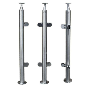Stainless Steel Seamless Glass Railing Posts