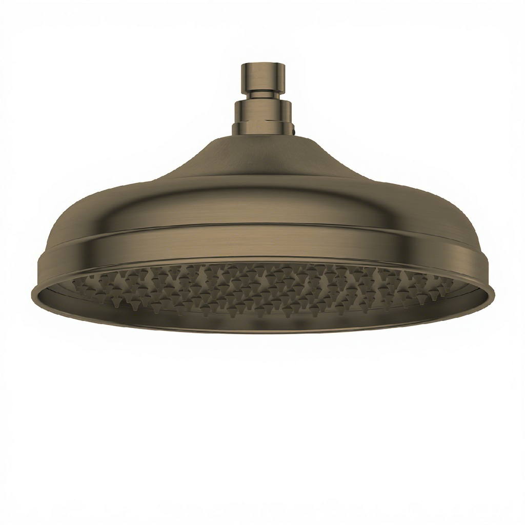 Round Stainless Steel Ceiling-Mounted Rain Shower Head
