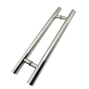 Stainless Steel Brushed Satin H-shaped Door Handle
